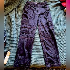 Pink stitching VANS cargo pants